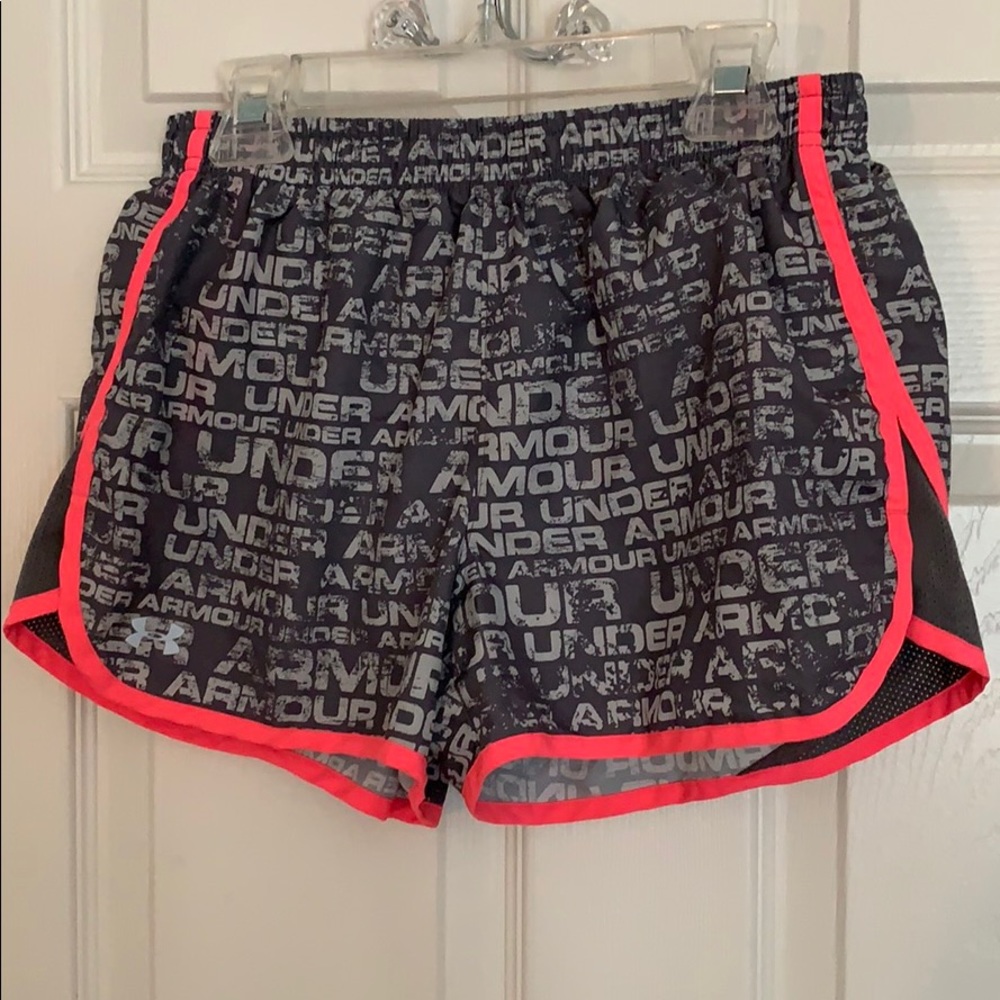 Under armor gray athletic shorts